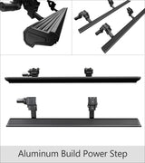 Aluminum Alloy Both Sides Power Board-W Series 2012-2018 Jeep Wrangler JK 4-Door PB10WAJ7B
