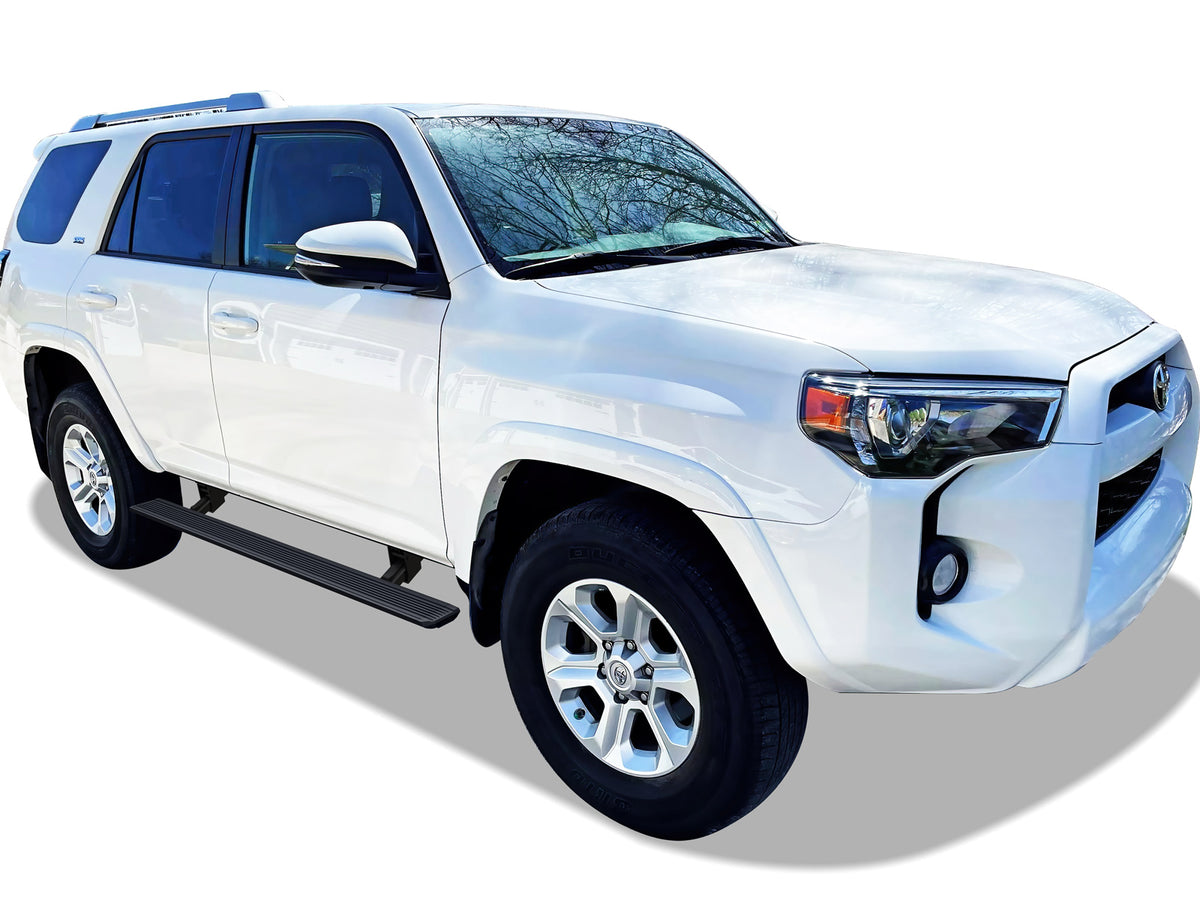 Aluminum Alloy Both Sides Power Board-W Series 2010-2024 Toyota 4Runner (Excl. 2010-2024 Limited & 2019-2022 Nightshade Edition or Models with Lower Rocker Panel Extensions) PB20WBH0B