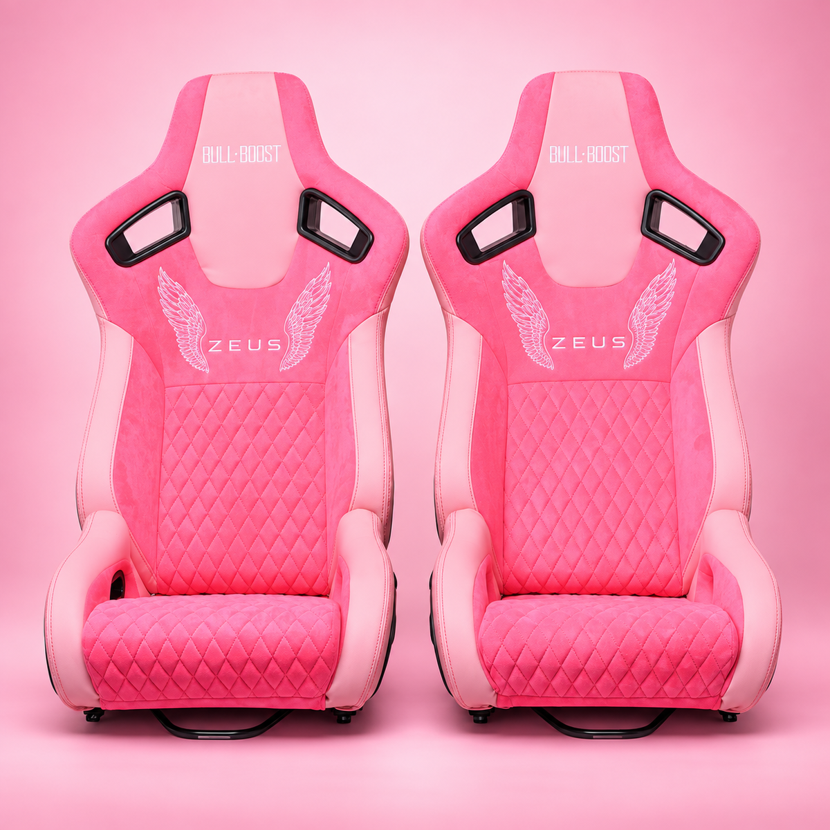 Bull Boost Adjustable Racing Lowered Ultra Max Bucket Seat w/ Seat Rails