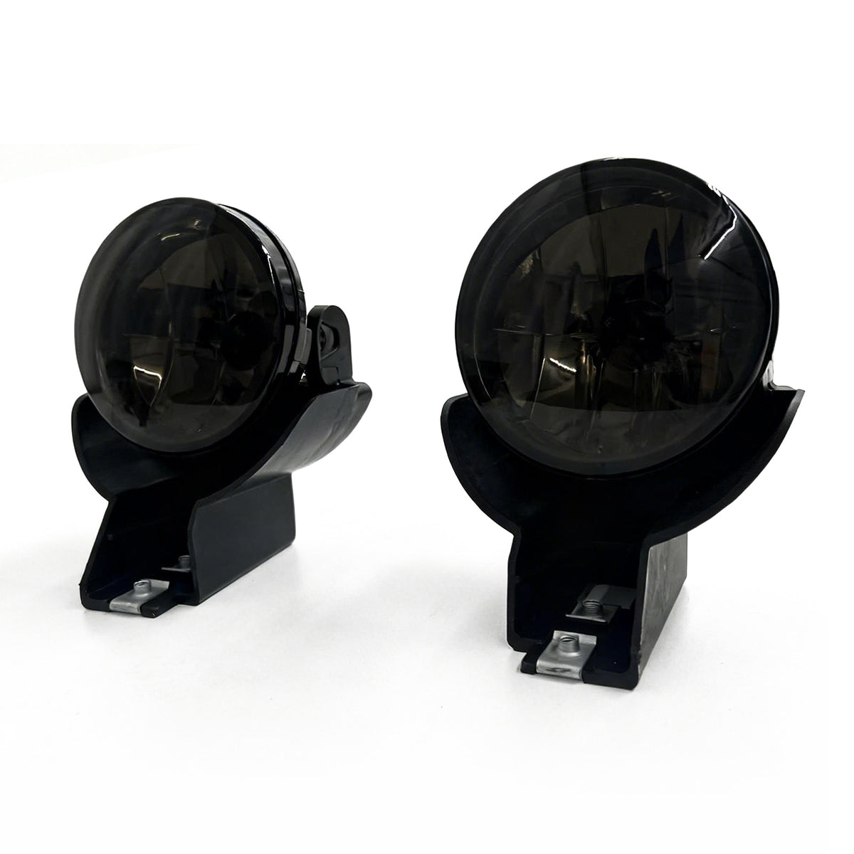 1997-2000 Dodge Dakota Front Bumper Fog Lights Assembly Smoke Lamps 2PC Set