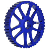 VW 74-98 8V Y series lightweight fixed cam pulley / intermediate shaft - Blue