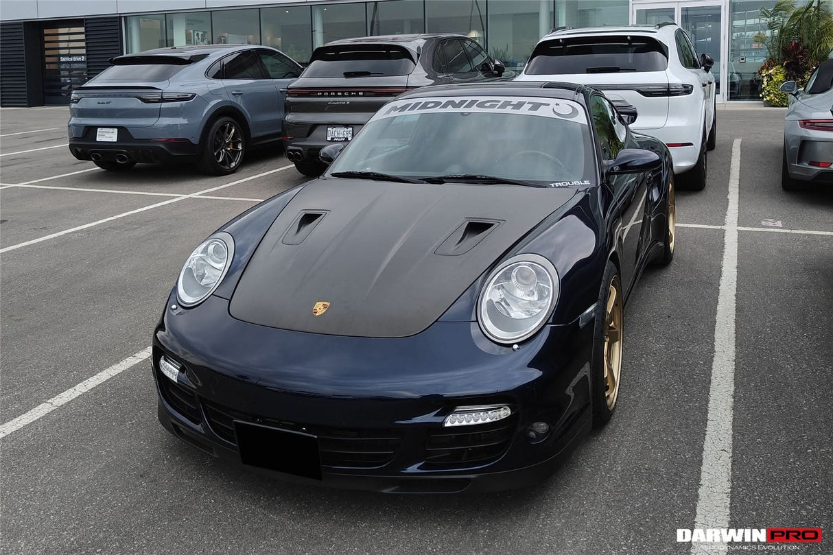 DarwinPRO 2005-2012 Porsche 911 997 Carrera & S & 4S & Turbo & 06-12 Cayman 987 GT2RS Style Hood