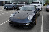 2005-2012 Porsche Carrera 911    997 Turbo    Cayman    Boxster 987 GT2RS Style Carbon Fiber Hood