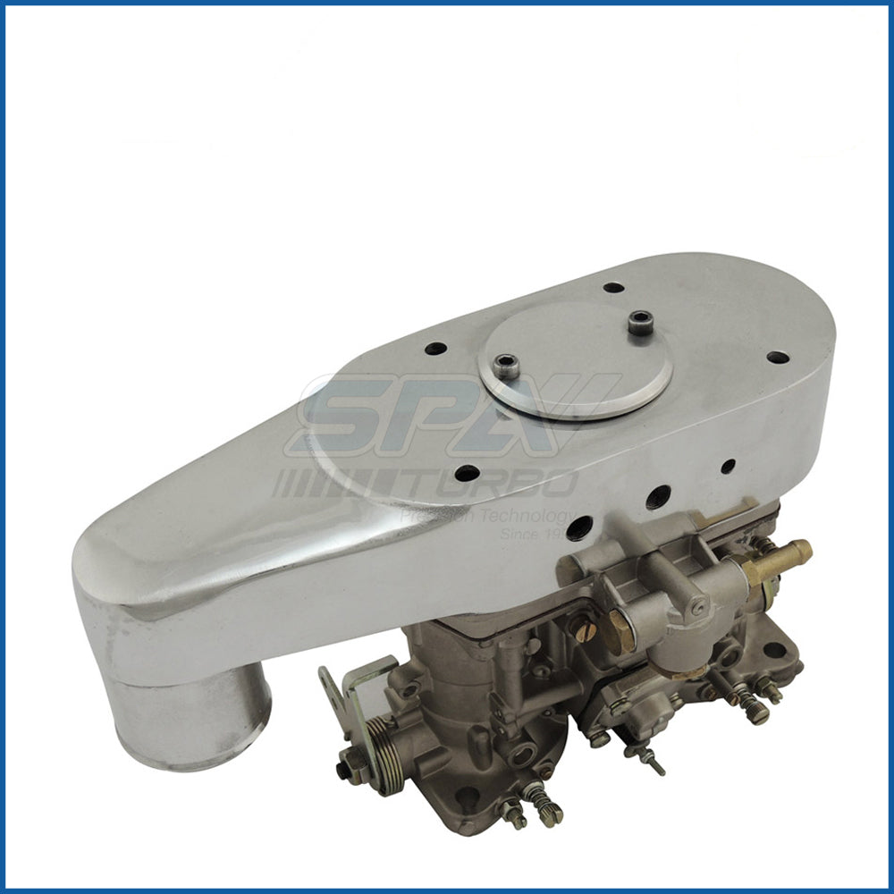 Weber IDF downdraft carburetor Plenum power cap 90 degree 2" Left