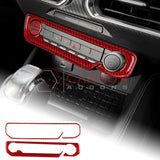 Real Carbon Fiber Start & Control Button Trim Overlay for 2024+ Ford Mustang