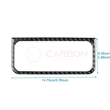 2024+ S650 Mustang Real Carbon Fiber Headlight Control Outer Trim Overlay