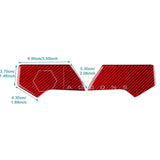 Real Carbon Fiber Upper Dashboard Side Panel Trim Overlay for 2024+ Ford Mustang