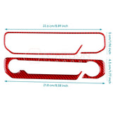 Real Carbon Fiber Start & Control Button Trim Overlay for 2024+ Ford Mustang