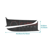 Real Carbon Fiber Lower Door Panel Trim Overlay for 2024+ Ford Mustang
