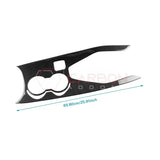 Real Carbon Fiber Center Console Overlay for 2024+ Ford Mustang