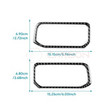 Real Carbon Fiber Center A/C Vent Frame Overlay for 2024+ Ford Mustang