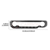 Real Carbon Fiber Radio & Dashboard Control Trim Cover for 2024+ Ford Mustang