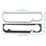 Real Carbon Fiber Start & Control Button Trim Overlay for 2024+ Ford Mustang