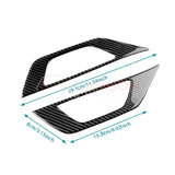 Real Carbon Fiber Seat Control Outer Trim Overlay for 2024+ Ford Mustang