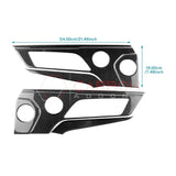 Real Carbon Fiber Door Handle & Speaker Panel Trim Overlay for 2024+ Ford Mustang
