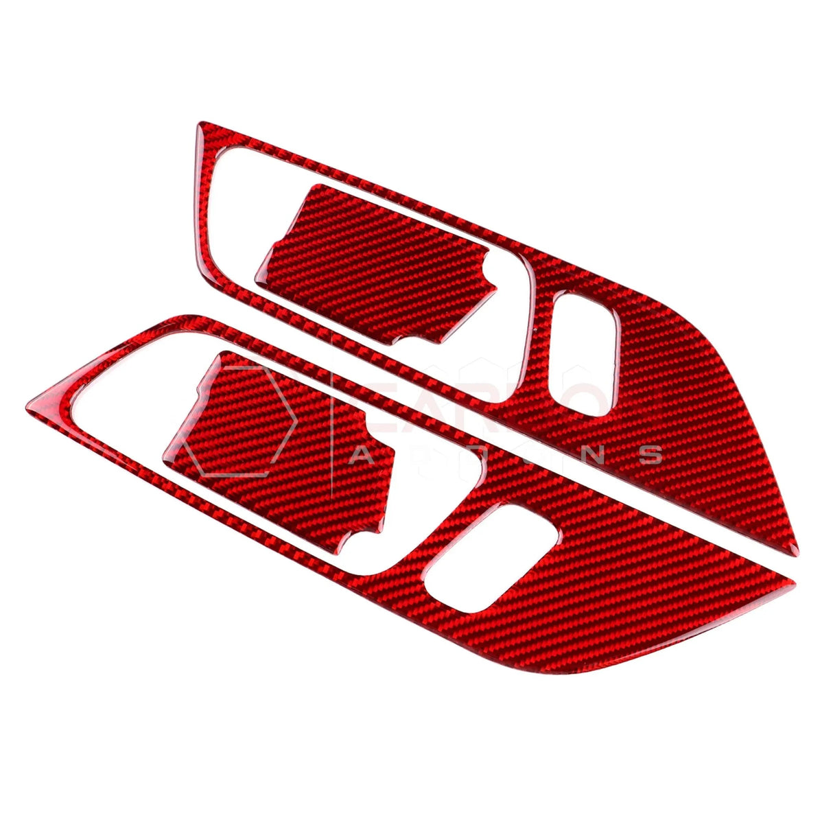 2024+ S650 Mustang Real Carbon Interior Door Handle Trim Overlay