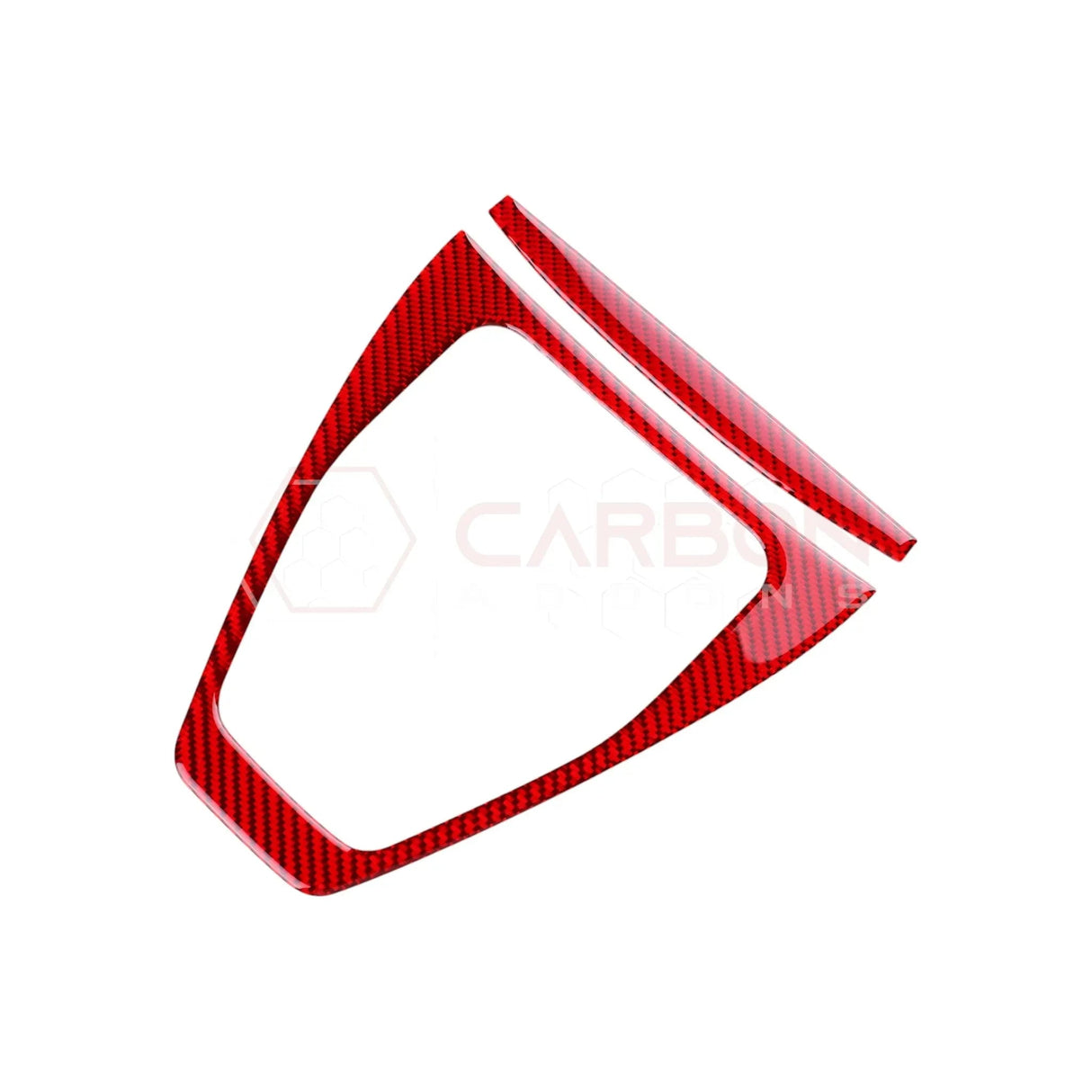 Real Carbon Fiber Gear Shifter Trim Overlay for 2024+ Ford Mustang