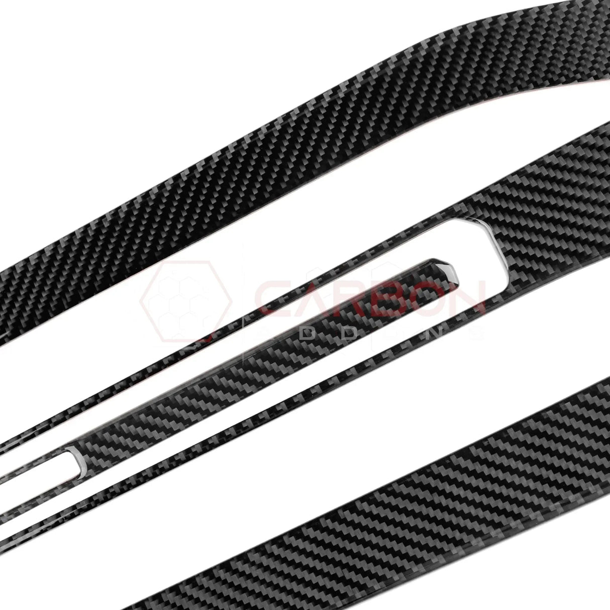 Real Carbon Fiber Passenger Side Dashboard Trim Overlays for 2024+ Ford Mustang