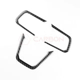 2024+ S650 Mustang Real Carbon Fiber Steering Wheel Trim Overlays