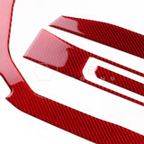 2024+ S650 Mustang Real Carbon Fiber Passenger Side Dashboard Trim Overlays