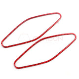 Real Carbon Fiber A-Pillar Speaker Trim Overlays for 2024+ Ford Mustang