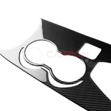 Real Carbon Fiber Center Console Overlay for 2024+ Ford Mustang