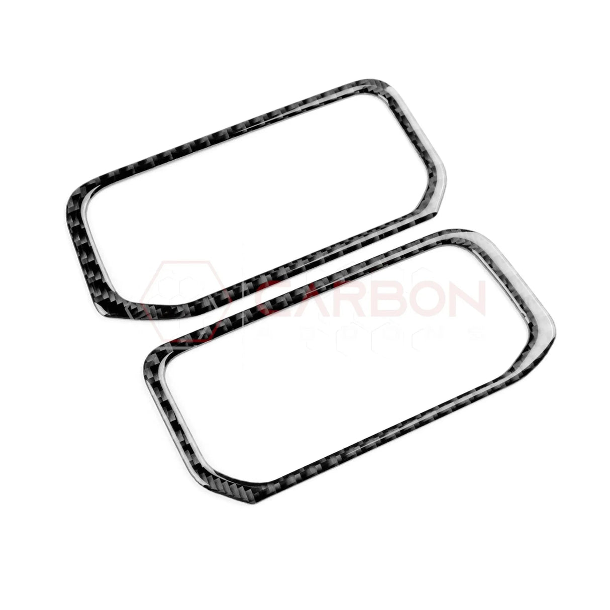 Real Carbon Fiber Center A/C Vent Frame Overlay for 2024+ Ford Mustang