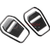 Real Carbon Fiber Front Seat Recliner Overlay for 2024+ Ford Mustang