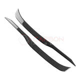 Real Carbon Fiber Seat Control Upper Trim Overlay for 2024+ Ford Mustang