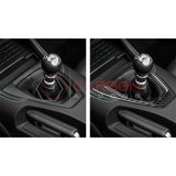 Real Carbon Fiber Gear Shifter Trim Overlay for 2024+ Ford Mustang
