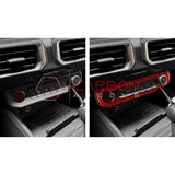 Real Carbon Fiber Start & Control Button Trim Overlay for 2024+ Ford Mustang