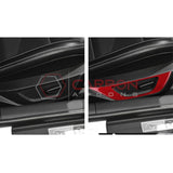 Real Carbon Fiber Seat Control Outer Trim Overlay for 2024+ Ford Mustang