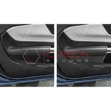 Real Carbon Fiber Lower Door Panel Trim Overlay for 2024+ Ford Mustang