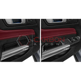 Real Carbon Fiber Window Switch Trim Overlay for 2024+ Ford Mustang