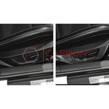 Real Carbon Fiber Seat Control Outer Trim Overlay for 2024+ Ford Mustang