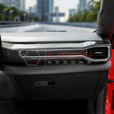 Real Carbon Fiber Passenger Side Dashboard Trim Overlays for 2024+ Ford Mustang