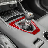 Real Carbon Fiber Gear Shifter Trim Overlay for 2024+ Ford Mustang