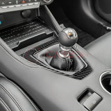 Real Carbon Fiber Gear Shifter Trim Overlay for 2024+ Ford Mustang