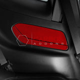 Real Carbon Fiber Rear Seat Side Panel Overlays for 2024+ Ford Mustang