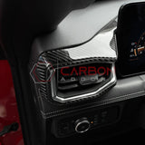 Real Carbon Fiber Driver Side Dashboard Trim Overlays for 2024+ Ford Mustang