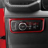 2024+ S650 Mustang Real Carbon Fiber Headlight Control Outer Trim Overlay