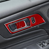 2024+ S650 Mustang Real Carbon Interior Door Handle Trim Overlay