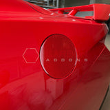 2024+ S650 Mustang Exterior Real Carbon Fiber Gas Cap Overlays