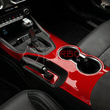 Real Carbon Fiber Center Console Overlay for 2024+ Ford Mustang