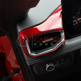 Real Carbon Fiber Driver Side Dashboard Trim Overlays for 2024+ Ford Mustang