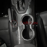 Real Carbon Fiber Center Console Overlay for 2024+ Ford Mustang