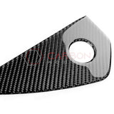 Real Carbon Fiber Dashboard Side Panel Trim Overlay for 2024+ Ford Mustang