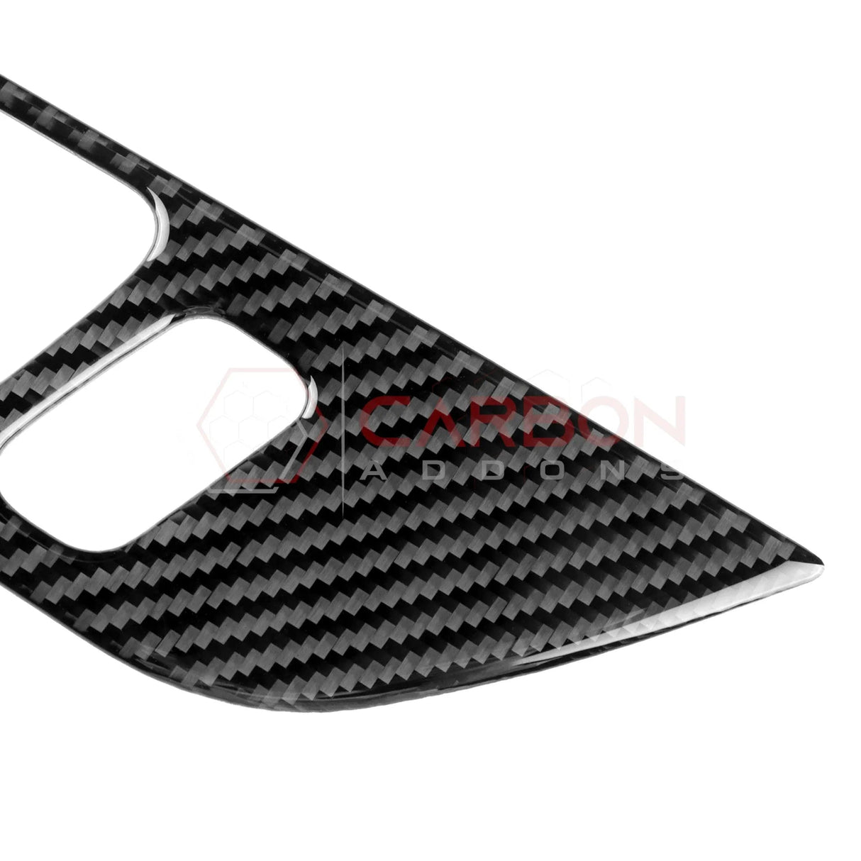 2024+ S650 Mustang Real Carbon Interior Door Handle Trim Overlay