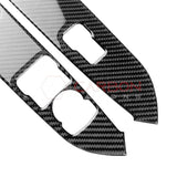 Real Carbon Fiber Window Switch Trim Overlay for 2024+ Ford Mustang