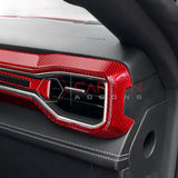Real Carbon Fiber Passenger Side Dashboard Trim Overlays for 2024+ Ford Mustang